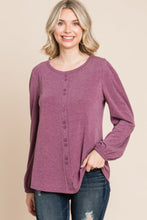 Load image into Gallery viewer, Solid Tr Spandex Long Sleeve Top