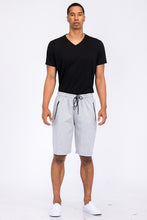 Load image into Gallery viewer, Cotton Blend Lounge Sweat Shorts with Zipper Pockets