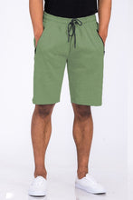 Load image into Gallery viewer, Cotton Blend Lounge Sweat Shorts with Zipper Pockets
