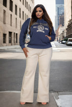 Load image into Gallery viewer, Plus Size Graphic Kangaroo Pocket Drawstring Hoodie