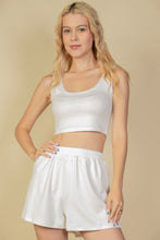 Load image into Gallery viewer, Crop Tank Top And Shorts Set