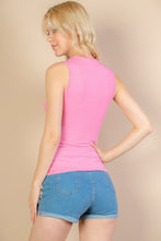 Load image into Gallery viewer, Ribbed V-neck Sleeveless Top