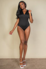 Load image into Gallery viewer, Zip Front Short Sleeve Bodysuit