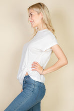 Load image into Gallery viewer, Batwing Sleeve Twist Front Tee