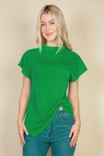 Load image into Gallery viewer, Batwing Sleeve Twist Front Tee