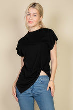Load image into Gallery viewer, Batwing Sleeve Twist Front Tee