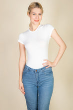 Load image into Gallery viewer, Short Sleeve Crew Neck Bodysuit