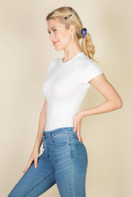 Load image into Gallery viewer, Short Sleeve Crew Neck Bodysuit