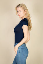 Load image into Gallery viewer, Short Sleeve Crew Neck Bodysuit