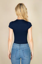 Load image into Gallery viewer, Short Sleeve Crew Neck Bodysuit