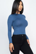 Load image into Gallery viewer, Mock Neck Solid Long Sleeve Top