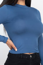 Load image into Gallery viewer, Mock Neck Solid Long Sleeve Top