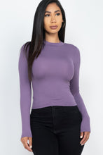 Load image into Gallery viewer, Mock Neck Solid Long Sleeve Top