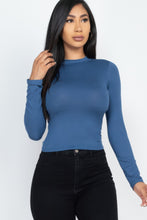 Load image into Gallery viewer, Mock Neck Solid Long Sleeve Top