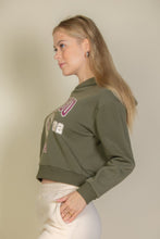 Load image into Gallery viewer, Graphic Drop Shoulder Pull Over Hoodie