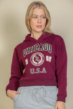 Load image into Gallery viewer, Graphic Drop Shoulder Pull Over Hoodie