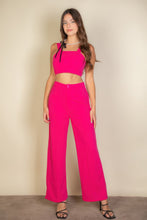 Load image into Gallery viewer, Solid Tank Top &amp; Wide Leg Pants