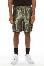 Load image into Gallery viewer, Satin Street Cargo Shorts