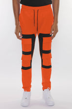 Load image into Gallery viewer, Color Block Cargo Track Pant