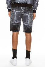 Load image into Gallery viewer, Mens Paisley Bandana Print Shorts