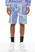 Load image into Gallery viewer, Mens Paisley Bandana Print Shorts