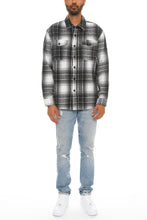 Load image into Gallery viewer, Mens Checkered Soft Flannel Shacket