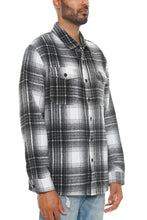 Load image into Gallery viewer, Mens Checkered Soft Flannel Shacket
