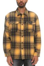 Load image into Gallery viewer, Mens Checkered Soft Flannel Shacket