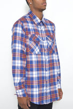 Load image into Gallery viewer, Regular Fit Checker Plaid Flannel Long Sleeve