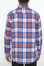 Load image into Gallery viewer, Regular Fit Checker Plaid Flannel Long Sleeve