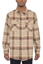 Load image into Gallery viewer, Regular Fit Checker Plaid Flannel Long Sleeve