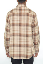 Load image into Gallery viewer, Regular Fit Checker Plaid Flannel Long Sleeve