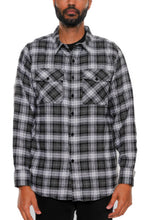 Load image into Gallery viewer, Regular Fit Checker Plaid Flannel Long Sleeve