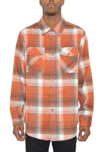 Load image into Gallery viewer, Regular Fit Checker Plaid Flannel Long Sleeve