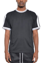 Load image into Gallery viewer, Striped Tape Short Sleeve Tshirt