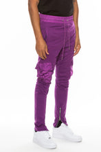 Load image into Gallery viewer, Heathered Cotton Blend Joggers