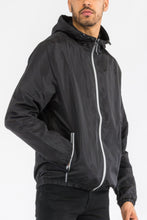 Load image into Gallery viewer, Light Weight Hooded Water Proof Reflective Jacket