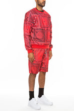 Load image into Gallery viewer, Mens Paisley Bandana Print Shorts