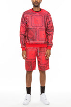 Load image into Gallery viewer, Mens Paisley Bandana Print Shorts