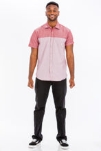 Load image into Gallery viewer, 2 Tone Short Sleeves Shirts