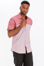 Load image into Gallery viewer, 2 Tone Short Sleeves Shirts