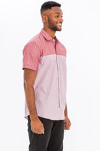 Load image into Gallery viewer, 2 Tone Short Sleeves Shirts