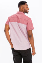 Load image into Gallery viewer, 2 Tone Short Sleeves Shirts