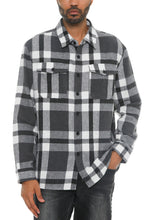 Load image into Gallery viewer, Mens Checkered Soft Flannel Shacket