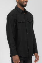 Load image into Gallery viewer, Mens Solid Flannel Shirt