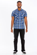 Load image into Gallery viewer, Mens Checkered Button Down Shirt