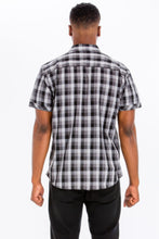 Load image into Gallery viewer, Mens Checkered Button Down Shirt