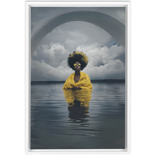 Lady of the Lake Framed Canvas Wraps