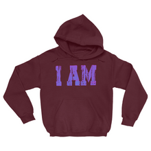 Load image into Gallery viewer, I AM {BLU} Hoodies (No-Zip/Pullover)