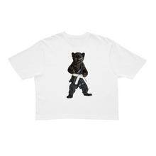Load image into Gallery viewer, Kung Fu Kitty, Crop T-Shirts